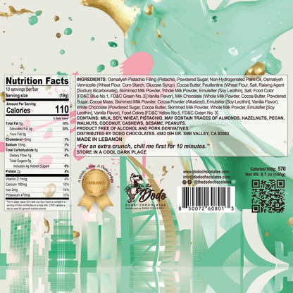 Dubai Pistachio Kunafa Ultimate Choco Bar